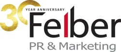 Felber - 30th Anniversary Logo - Foil Gold, Black and Red-1